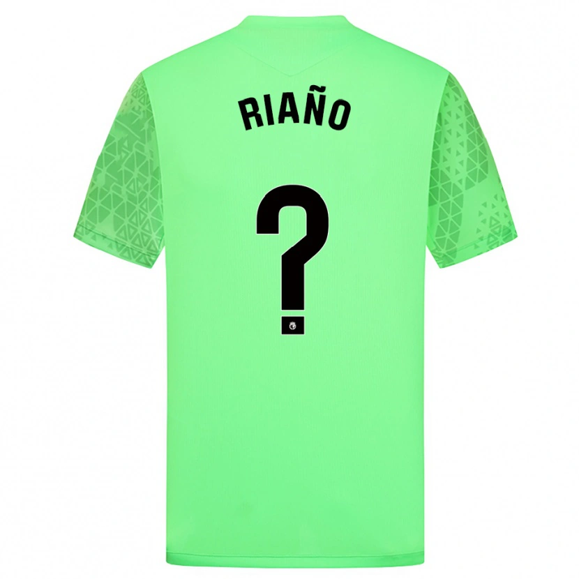 Danxen Kid Marcos Riaño #0 Spring Green Black Goalkeeper Jersey 2025/26 T-Shirt