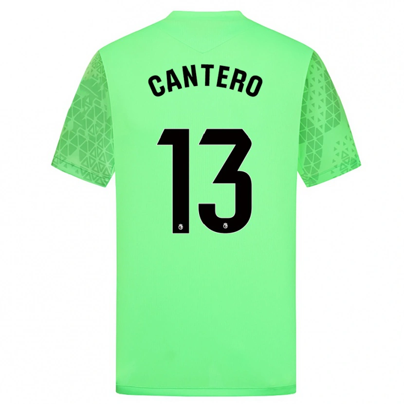 Danxen Kid Ander Cantero #13 Spring Green Black Goalkeeper Jersey 2025/26 T-Shirt