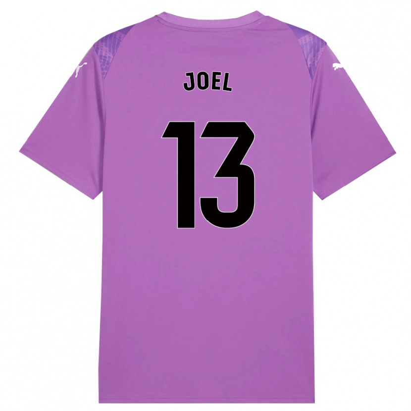 Danxen Kid Christian Joel #13 Lilac Black Goalkeeper Jersey 2025/26 T-Shirt