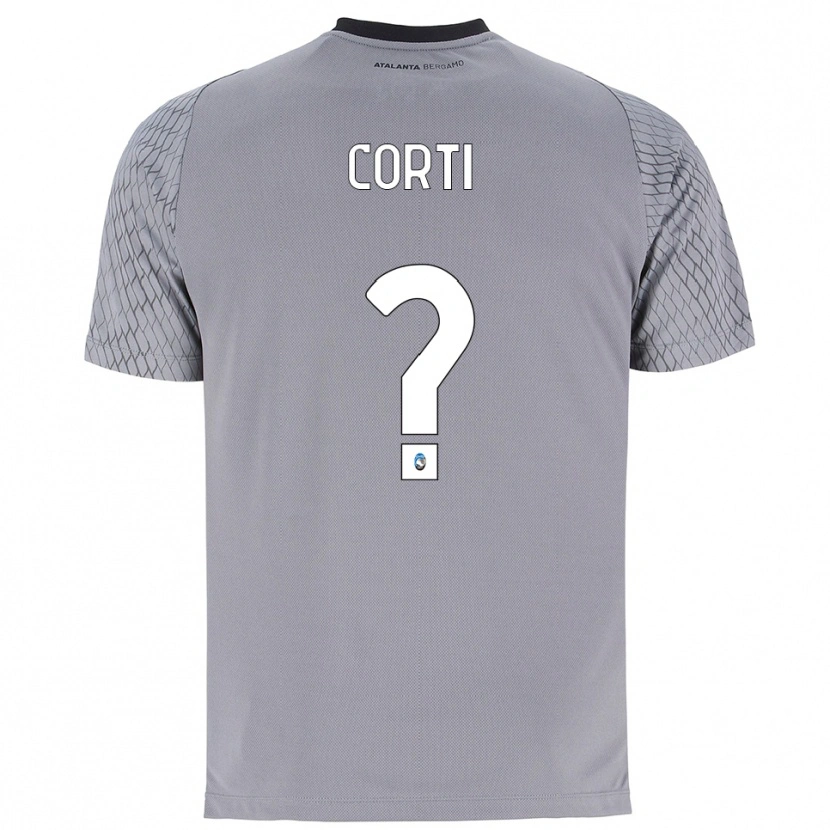 Danxen Kid Edoardo Corti #0 Gray Blue Red Goalkeeper Jersey 2025/26 T-Shirt