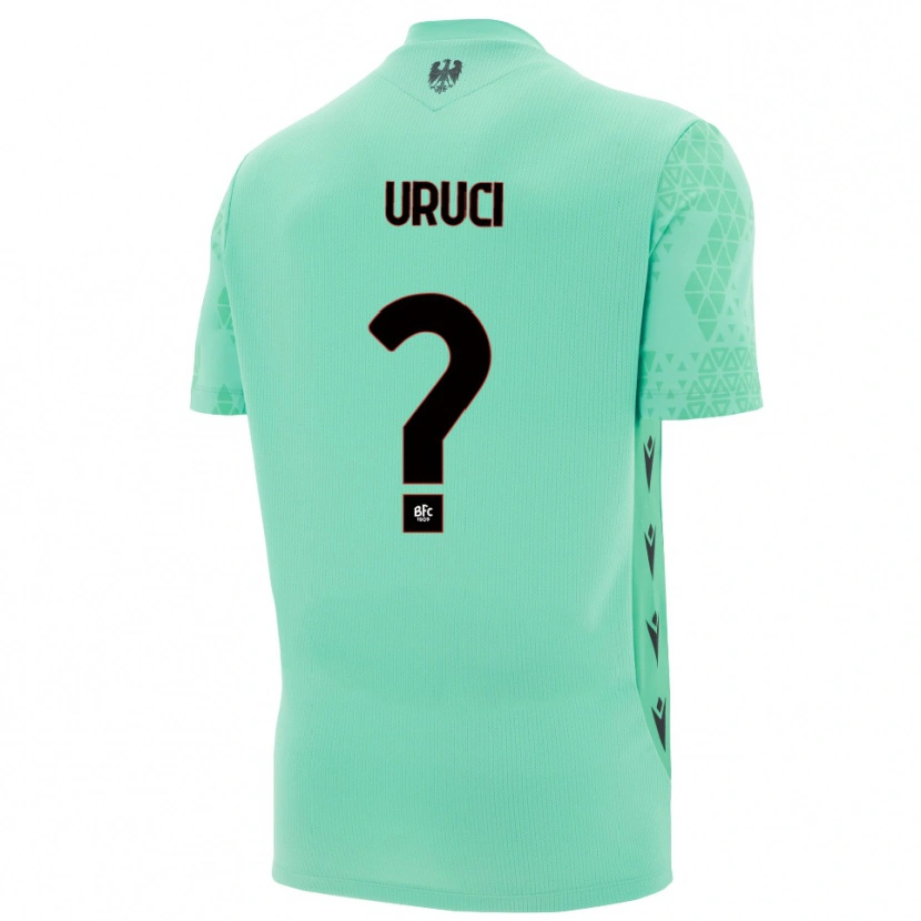 Danxen Kid Klejton Uruci #0 Mint Blue Black Goalkeeper Jersey 2025/26 T-Shirt