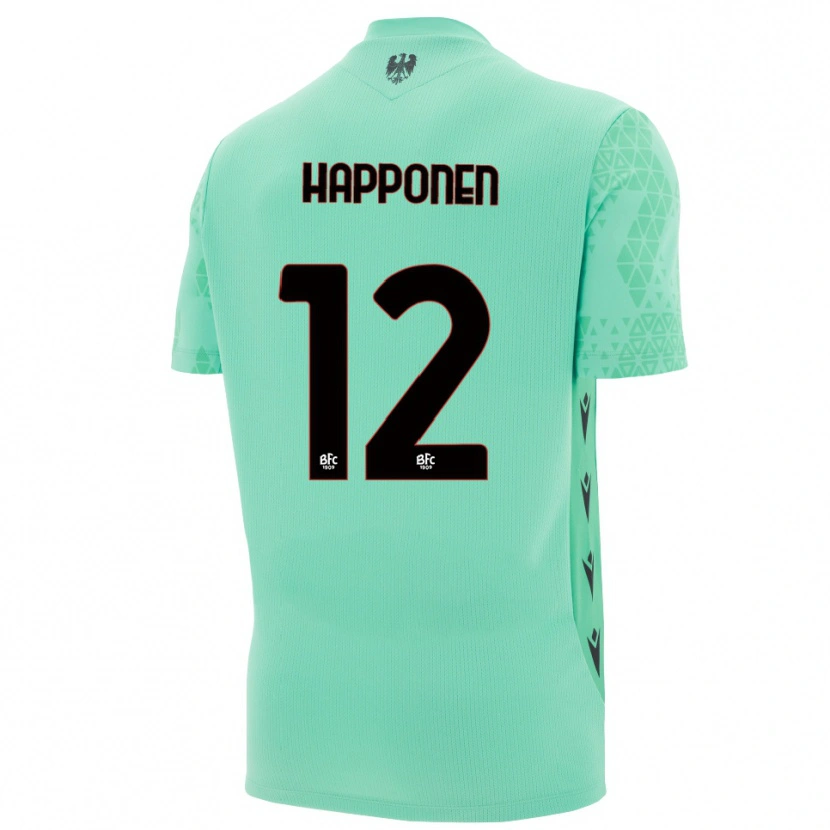 Danxen Kid Ukko Happonen #12 Mint Blue Black Goalkeeper Jersey 2025/26 T-Shirt
