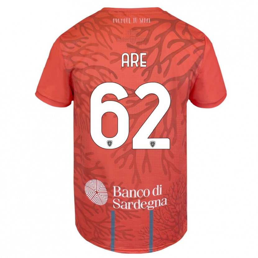 Danxen Kid Emmanuele Are #62 Orange Red White Goalkeeper Jersey 2025/26 T-Shirt