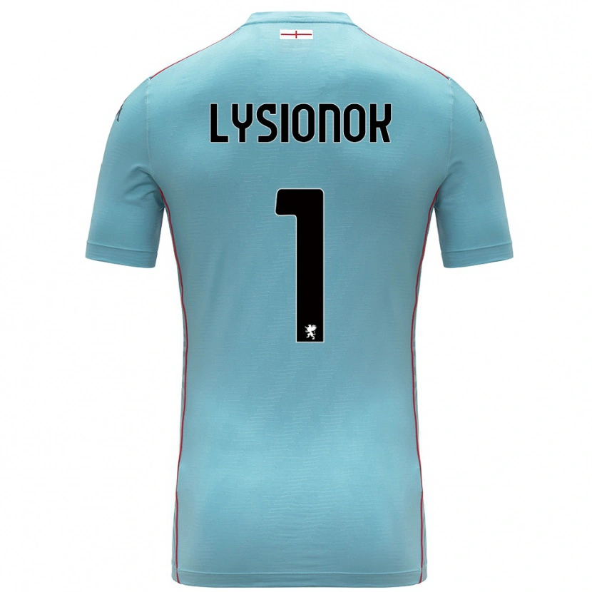 Danxen Kid Ernestas Lysionok #1 Blue Grey Goalkeeper Jersey 2025/26 T-Shirt