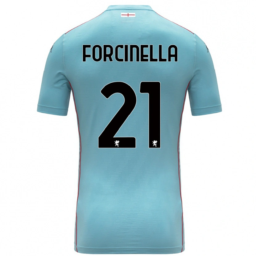 Danxen Kid Camilla Forcinella #21 Blue Grey Goalkeeper Jersey 2025/26 T-Shirt