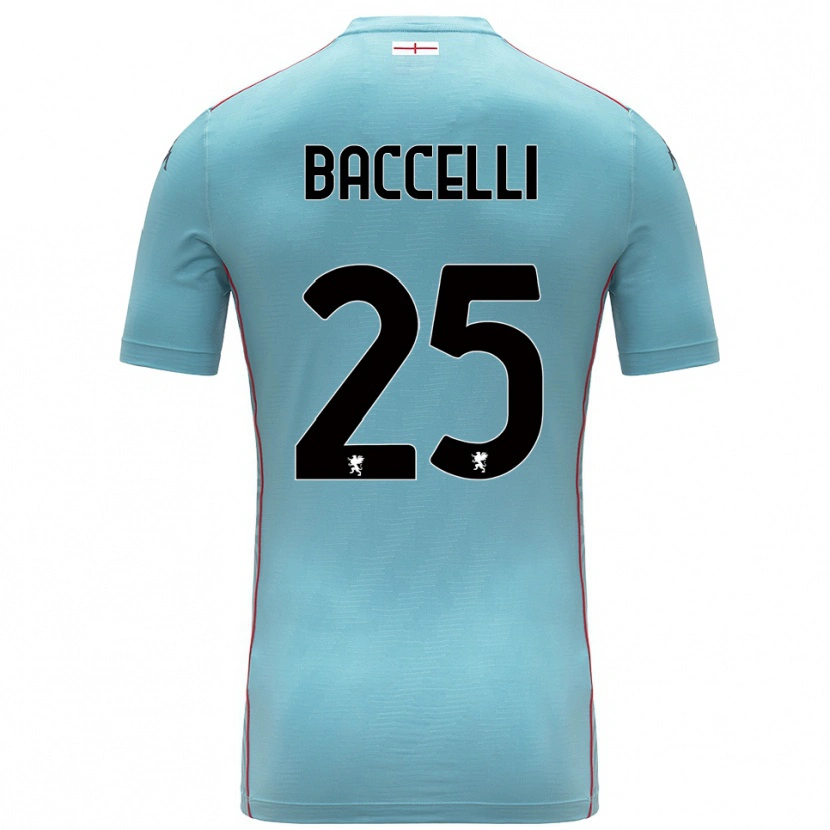Danxen Kid Pietro Baccelli #25 Blue Grey Goalkeeper Jersey 2025/26 T-Shirt