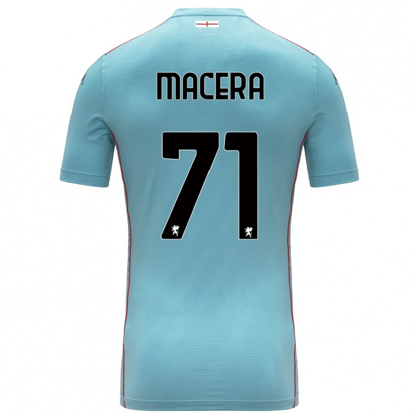 Danxen Kid Matilde Macera #71 Blue Grey Goalkeeper Jersey 2025/26 T-Shirt
