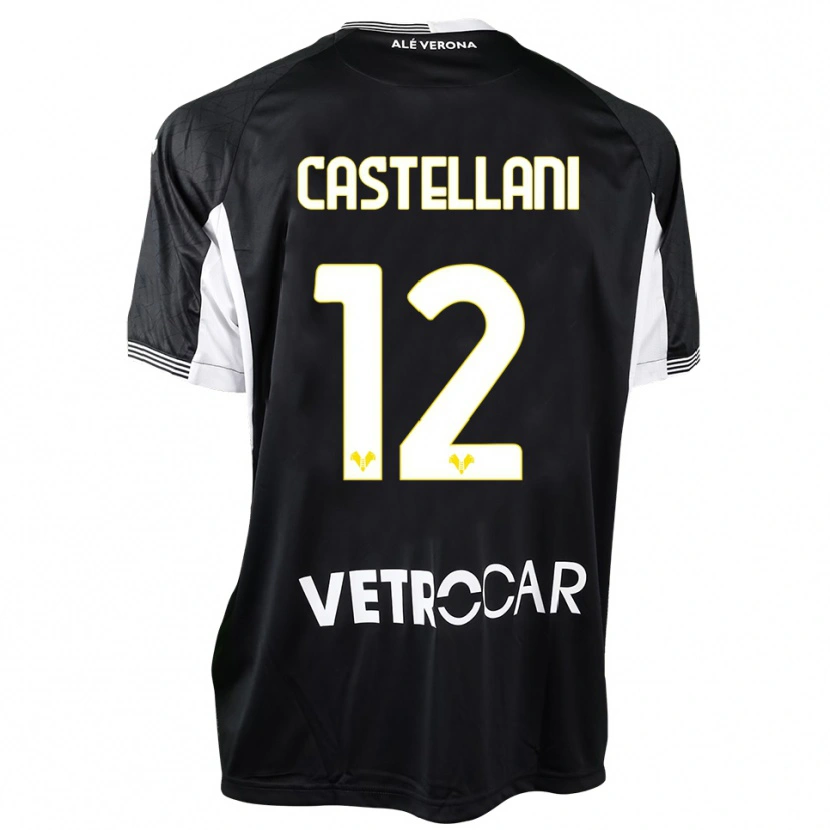 Danxen Kid Zeno Castellani #12 Black White Goalkeeper Jersey 2025/26 T-Shirt