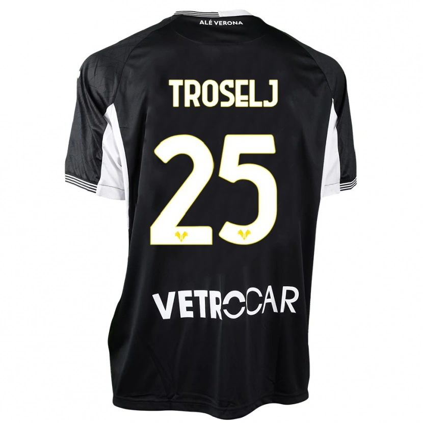 Danxen Kid Ethan Troselj #25 Black White Goalkeeper Jersey 2025/26 T-Shirt