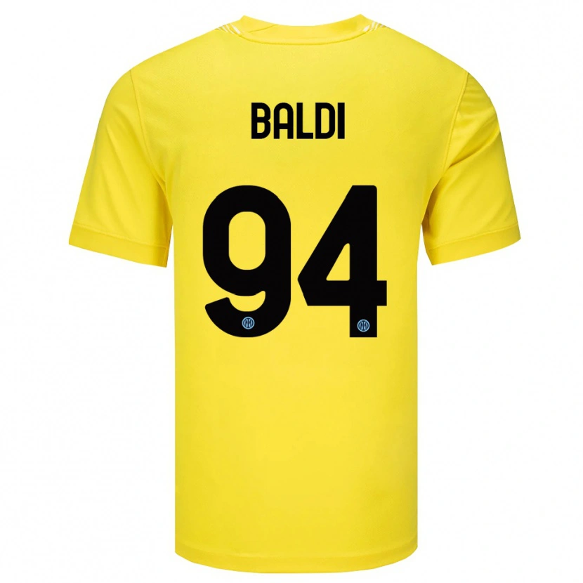 Danxen Kid Rachele Baldi #94 Light Yellow Black Goalkeeper Jersey 2025/26 T-Shirt