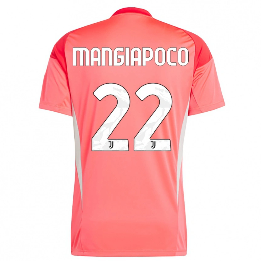 Danxen Kid Stefano Mangiapoco #22 Red Orange Goalkeeper Jersey 2025/26 T-Shirt
