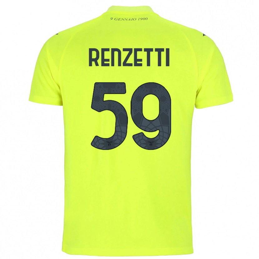 Danxen Kid Davide Renzetti #59 Fluorescent Green Goalkeeper Jersey 2025/26 T-Shirt