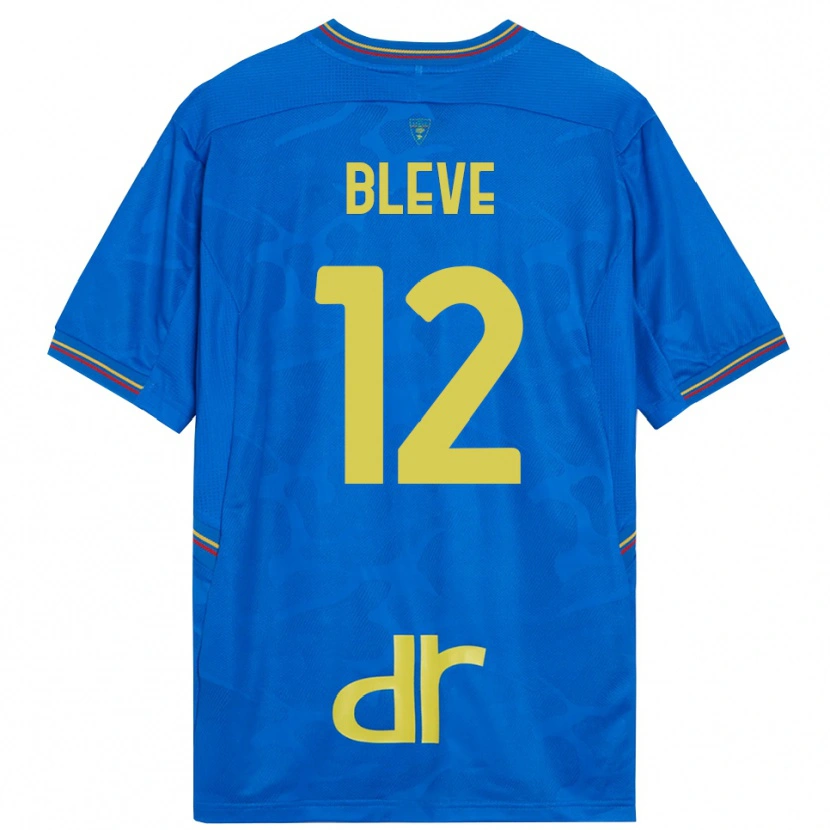 Danxen Kid Daniele Bleve #12 Royal Blue Brown Goalkeeper Jersey 2025/26 T-Shirt