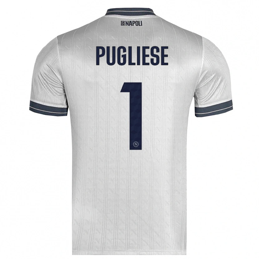 Danxen Kid Claudio Pugliese #1 Light Gray Goalkeeper Jersey 2025/26 T-Shirt