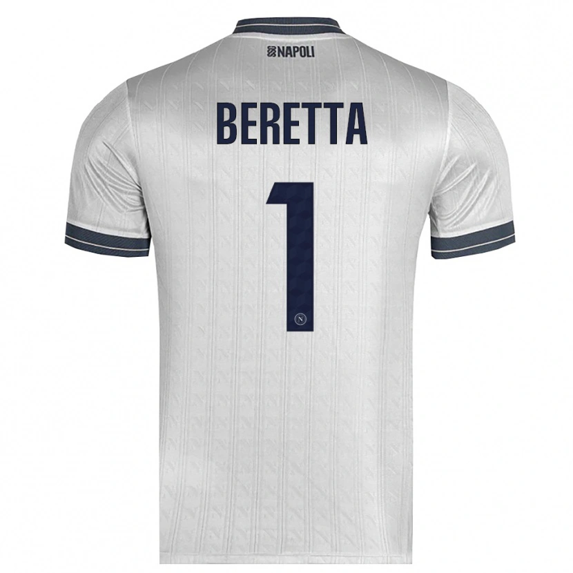 Danxen Kid Beatrice Beretta #1 Light Gray Goalkeeper Jersey 2025/26 T-Shirt