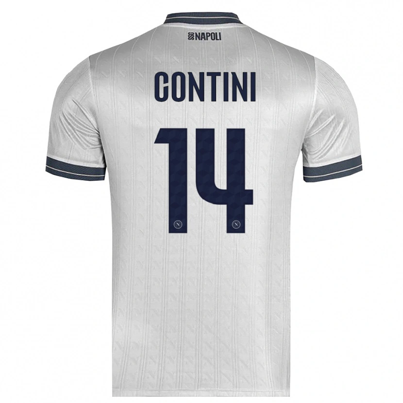 Danxen Kid Nikita Contini #14 Light Gray Goalkeeper Jersey 2025/26 T-Shirt
