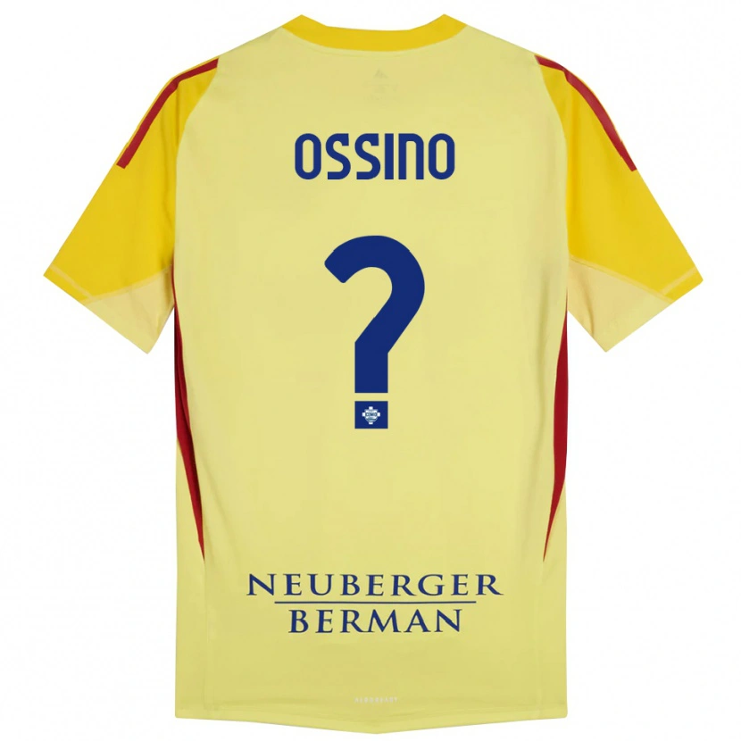 Danxen Kid Daniel Ossino #0 Light Yellow Black Goalkeeper Jersey 2025/26 T-Shirt