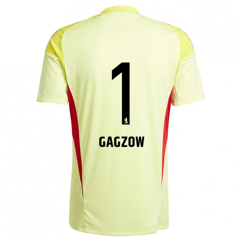 Danxen Kid Fritz Gagzow #1 Light Yellow Black Goalkeeper Jersey 2025/26 T-Shirt