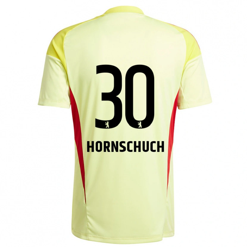 Danxen Kid Sarah Hornschuch #30 Light Yellow Black Goalkeeper Jersey 2025/26 T-Shirt
