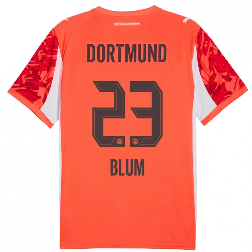Danxen Kid Caroline Blum #23 Red Orange Goalkeeper Jersey 2025/26 T-Shirt