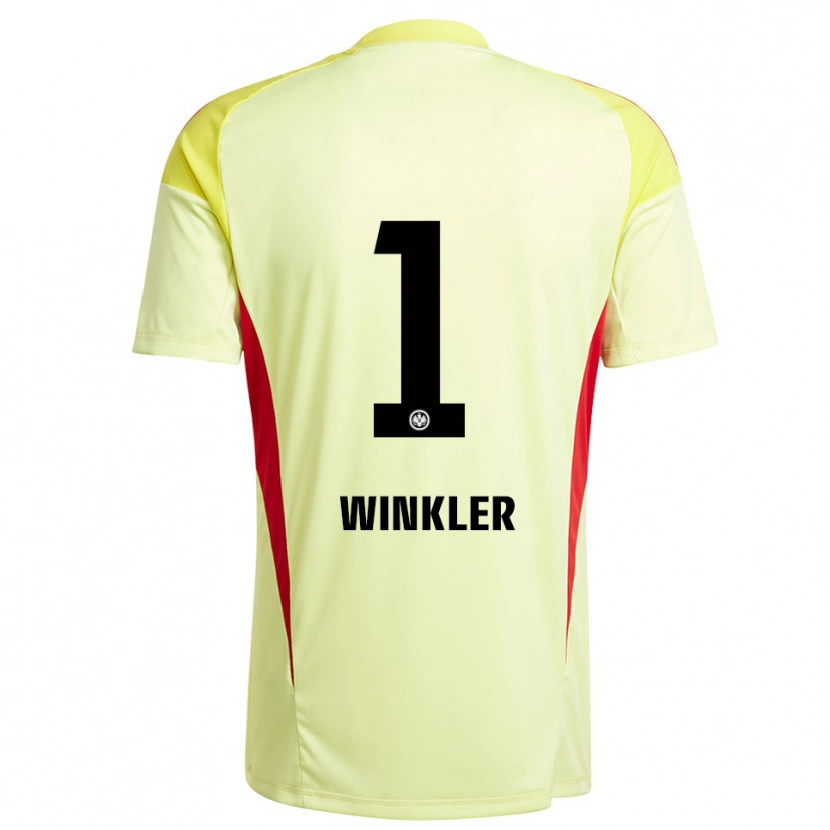 Danxen Kid Sophia Winkler #1 Light Yellow Black Goalkeeper Jersey 2025/26 T-Shirt