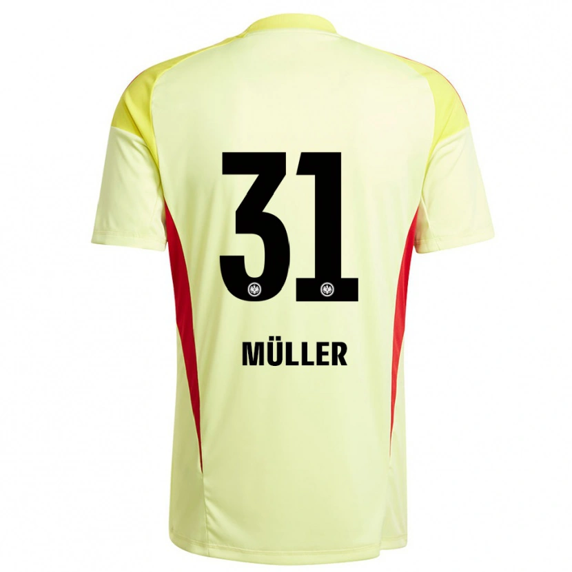 Danxen Kid Laurin Müller #31 Light Yellow Black Goalkeeper Jersey 2025/26 T-Shirt
