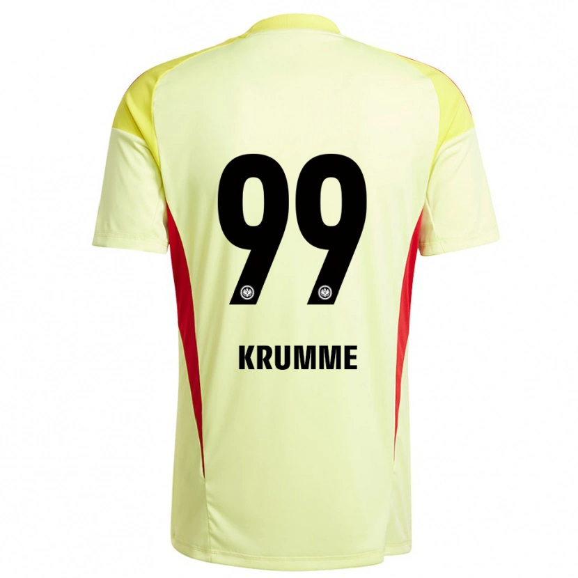 Danxen Kid Janne Krumme #99 Light Yellow Black Goalkeeper Jersey 2025/26 T-Shirt