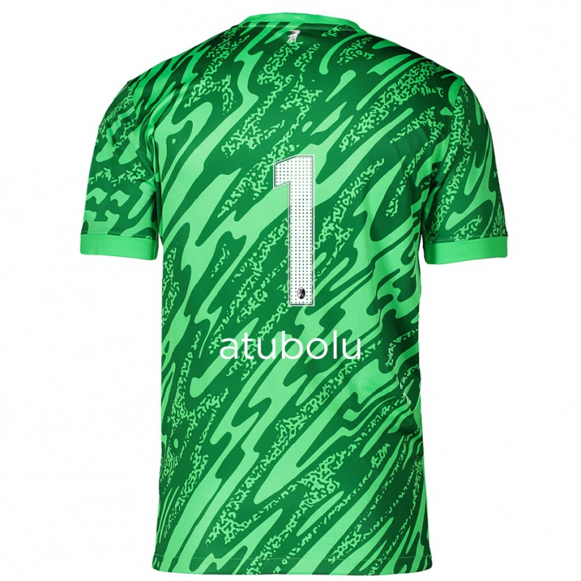 Danxen Kid Noah Atubolu #1 Green White Goalkeeper Jersey 2025/26 T-Shirt