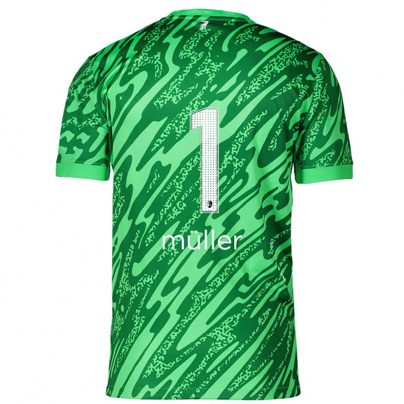Danxen Kid Philipp Müller #1 Green White Goalkeeper Jersey 2025/26 T-Shirt