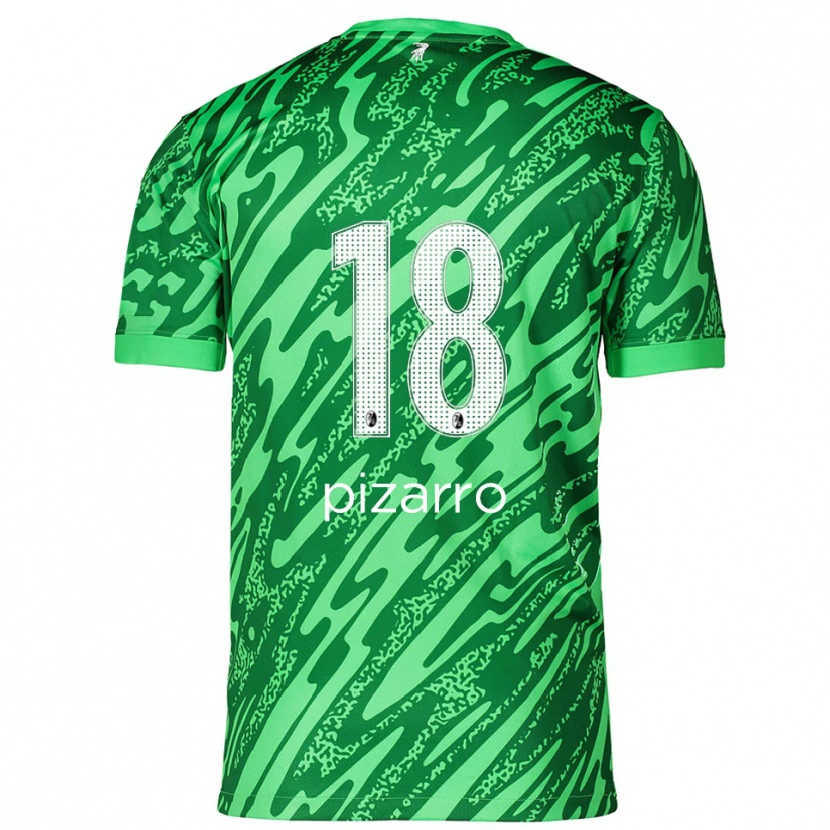 Danxen Kid Théodore Pizarro #18 Green White Goalkeeper Jersey 2025/26 T-Shirt