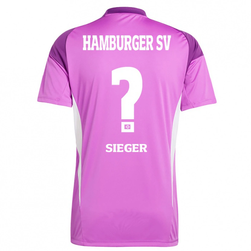 Danxen Kid Laura Sieger #0 Lilac White Purple Goalkeeper Jersey 2025/26 T-Shirt