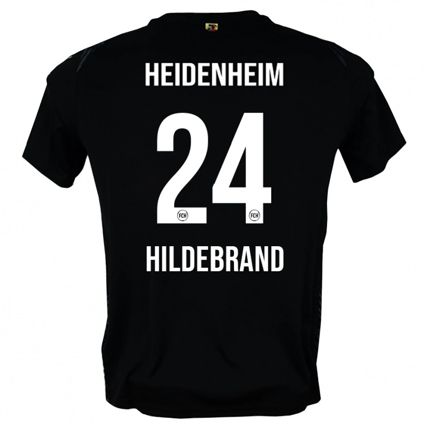 Danxen Kid Jan Hildebrandt #24 Dark Gray Black Goalkeeper Jersey 2025/26 T-Shirt