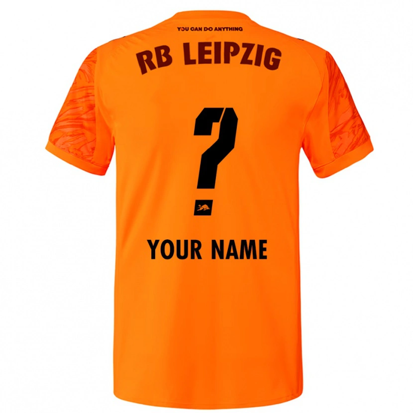 Danxen Kid RB Leipzig Orange Red Goalkeeper Jersey 2025/26 T-Shirt