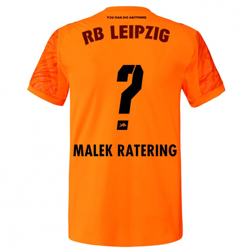 Danxen Kid Jakob Malek Ratering #0 Orange Red Goalkeeper Jersey 2025/26 T-Shirt