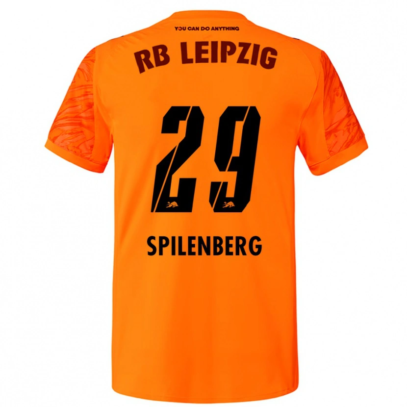 Danxen Kid Maja Spilenberg #29 Orange Red Goalkeeper Jersey 2025/26 T-Shirt