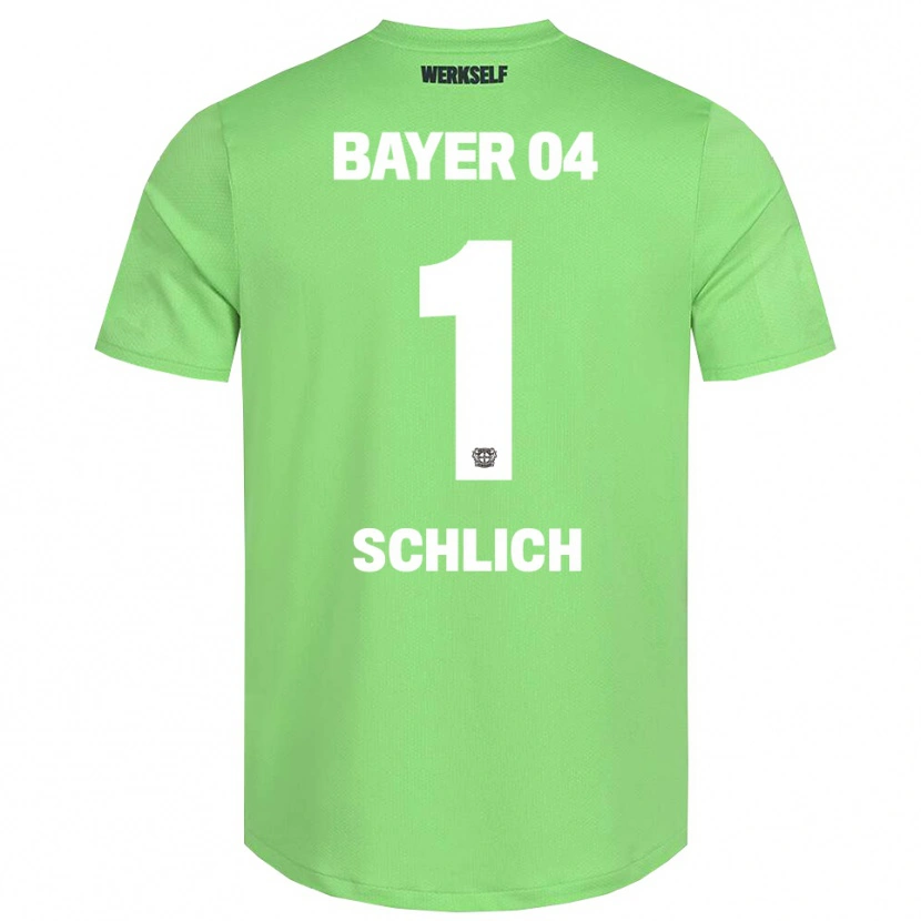 Danxen Kid Jesper Schlich #1 Light Green White Goalkeeper Jersey 2025/26 T-Shirt