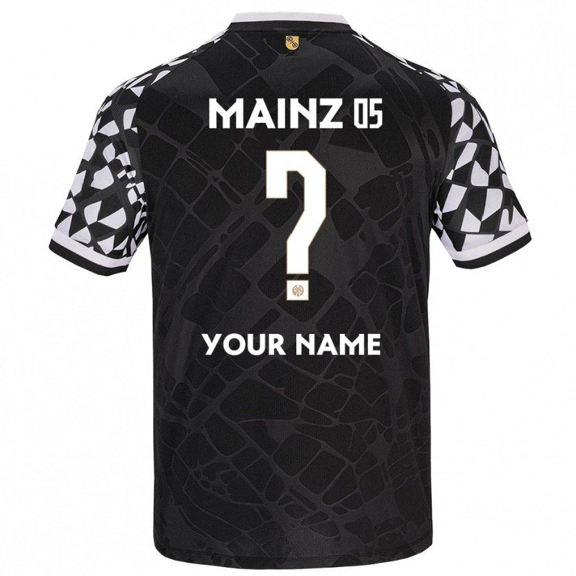 Danxen Kid 1. FSV Mainz 05 Black White Goalkeeper Jersey 2025/26 T-Shirt