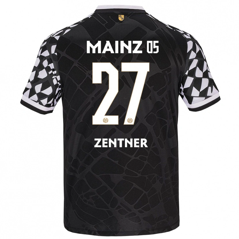 Danxen Kid Robin Zentner #27 Black White Goalkeeper Jersey 2025/26 T-Shirt