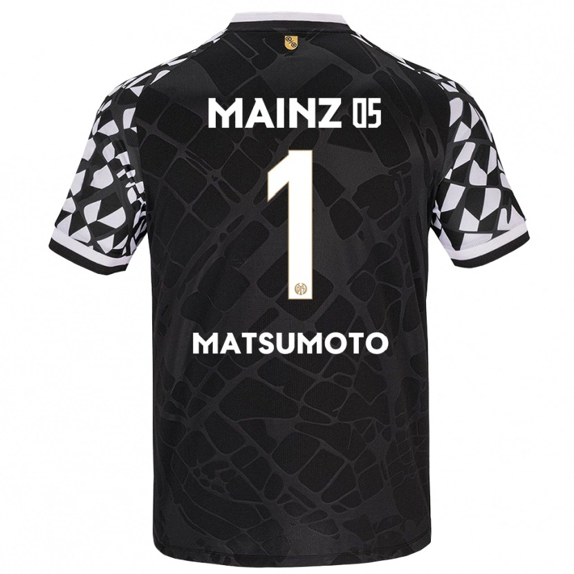 Danxen Kid Mamiko Matsumoto #1 Black White Goalkeeper Jersey 2025/26 T-Shirt