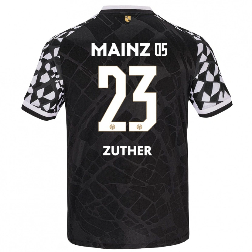 Danxen Kid Pit Zuther #23 Black White Goalkeeper Jersey 2025/26 T-Shirt