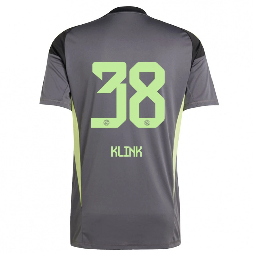 Danxen Kid Anna Klink #38 Black Green Yellow Goalkeeper Jersey 2025/26 T-Shirt