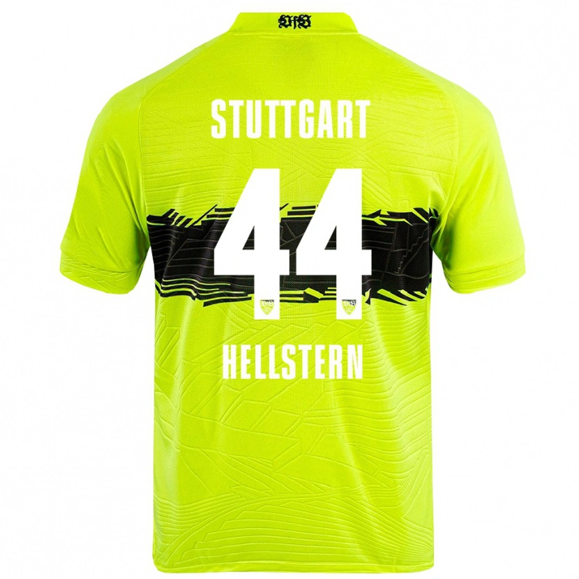 Danxen Kid Florian Hellstern #44 Green Yellow Black Goalkeeper Jersey 2025/26 T-Shirt