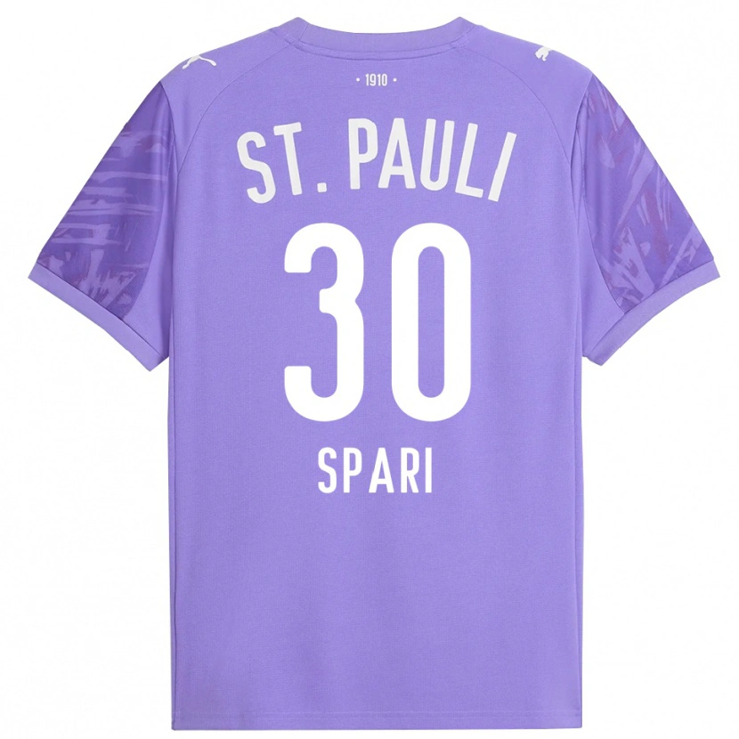 Danxen Kid Simon Spari #30 Medium Purple Black Goalkeeper Jersey 2025/26 T-Shirt