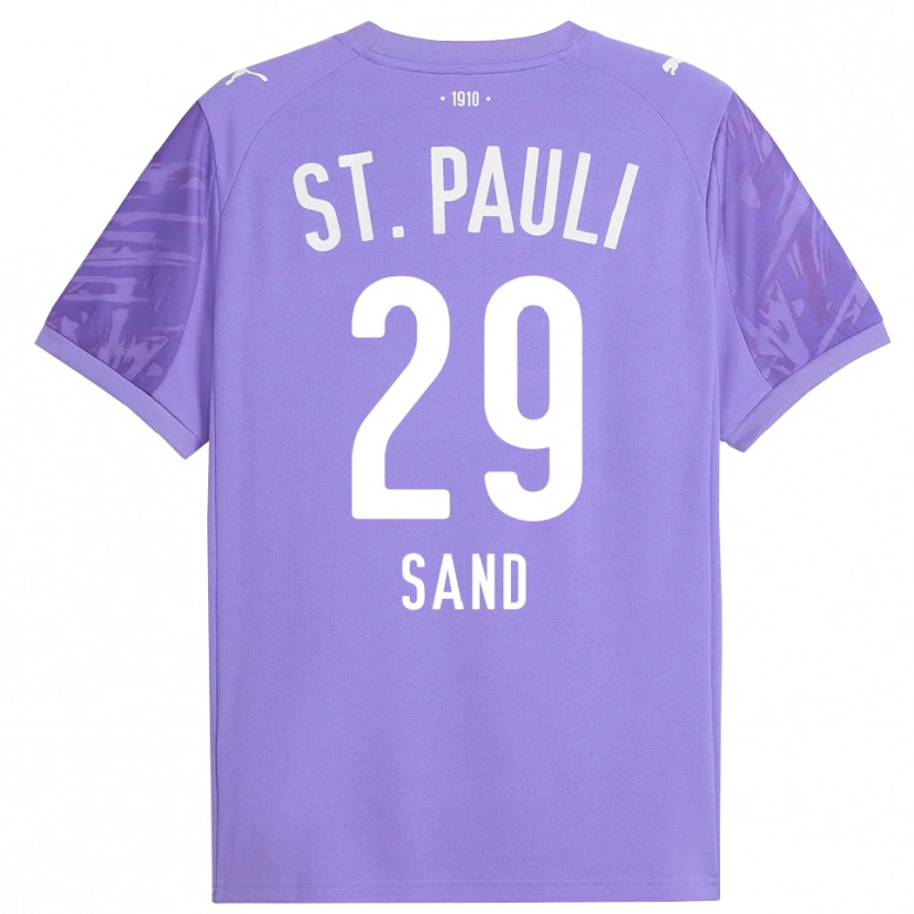 Danxen Kid Christoffer Sand #29 Medium Purple Black Goalkeeper Jersey 2025/26 T-Shirt