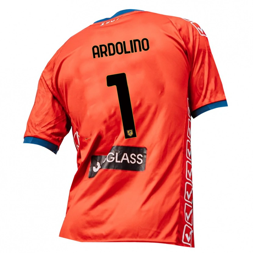 Danxen Kid Antonio Ardolino #1 Red Orange Goalkeeper Jersey 2025/26 T-Shirt