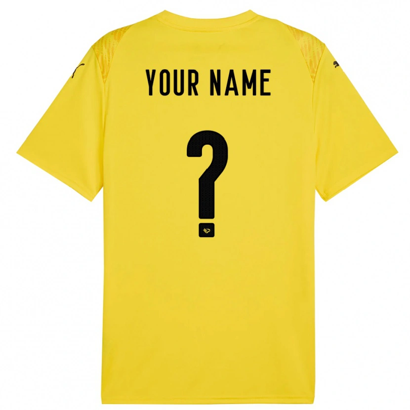 Danxen Kid Palermo FC Yellow Black Goalkeeper Jersey 2025/26 T-Shirt