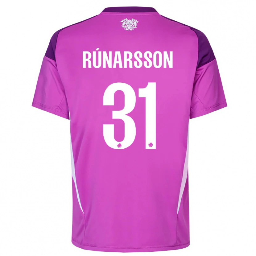 Danxen Kid Rúnar Alex Rúnarsson #31 Lilac Purple White Goalkeeper Jersey 2025/26 T-Shirt