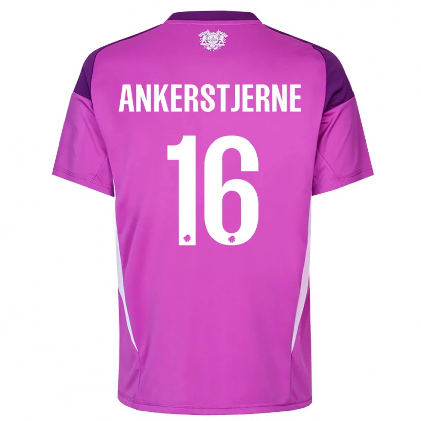 Danxen Kid Ida Ankerstjerne #16 Lilac Purple White Goalkeeper Jersey 2025/26 T-Shirt
