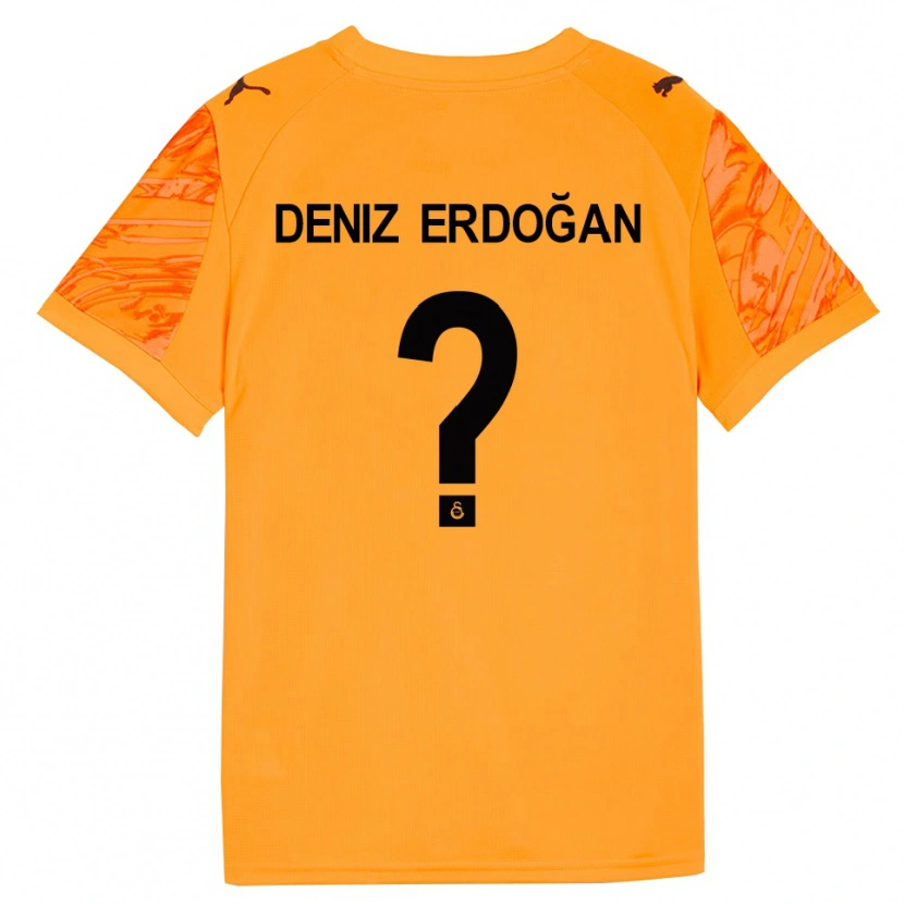 Danxen Kid Ali Deniz Erdoğan #0 Dark Orange Black Goalkeeper Jersey 2025/26 T-Shirt