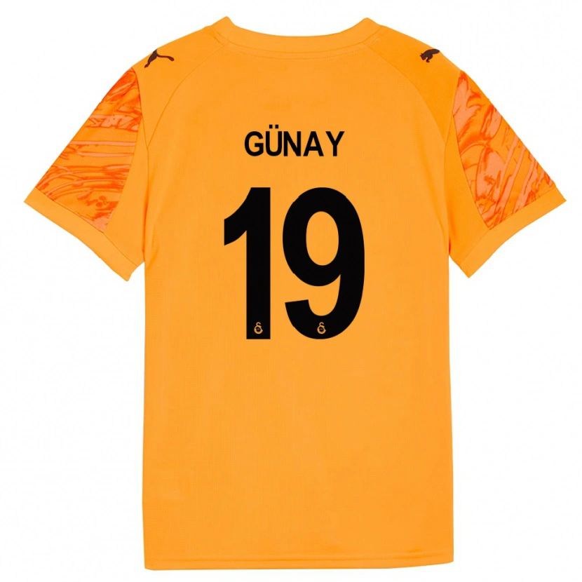 Danxen Kid Günay Güvenç #19 Dark Orange Black Goalkeeper Jersey 2025/26 T-Shirt